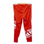 Adidas AEROREADY Haptech Disrupt Tights Size 2XL Red High Rise Logo Athletic NWT Photo 3