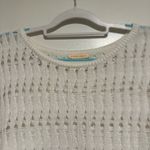 Sweet Romeo Womens Sz:M White Open Knit Oversized  Lightweight Bat Wing Sweater. Photo 10