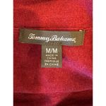 Tommy Bahama  Dress Women Medium‎ Red Cowl Neck Wool Blend Knit Sweater Dress Photo 6