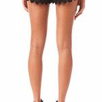 LF new Carmar Denim π½ Titania Crochet Trim Denim Shorts π½ Black π½ Size 28 Photo 3
