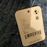 Free People Alma cable knit poncho Blue Knit Sweater Vest Photo 3