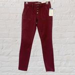 Universal Threads Universal Thread Burgundy Button Fly
Mid Rise Skinny Jeans Pants Photo 10