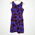 Marc by Marc Jacobs  Purple Persian 100% Silk Mini Dress Size 0 Photo 3