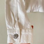 Abercrombie & Fitch  White Cropped Denim Jacket size XS  boyfriend Boxy fit Photo 7