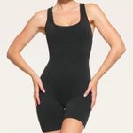 SKIMS Black Outdoor Mid Thigh Bodysuit Photo 0