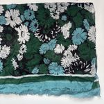 Paul Smith Floral Scarf Green Blue White Silk Blend Made in Italy Ethereal Photo 6