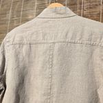 Flax  Clothing MILITARY JACKET 100% Linen Natural Beige Pockets P/4 Photo 7