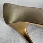 Stella McCartney Two Colors Satin Pumps Golden Metallic Size 9 Photo 10