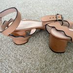 Loeffler Randall Emi Emi Scalloped Leather Block Heel Sandals Nude Photo 7