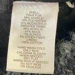 Loft Faux Fur Zip front sleeveless Vest Size XS/Small Photo 8