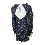 For Love & Lemons Lexy Black Floral Long Sleeve Mini Dress Size XS NWT Photo 6