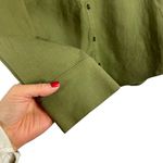 Tuckernuck New Olive Steele Button Down Long Sleeve Boyfriend Shirt Top Size XL Photo 3