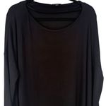 COS  Black Long Sleeve Pocket Tunic Dress Size Large Minimalist Contemporary Photo 4