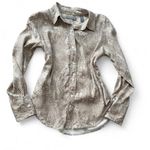 Kate Hill Vintage Silk Paisley Button Up Shirt, Women's Size PM Photo 0