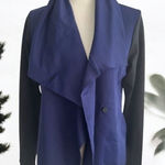 Alala  Navy Blue Black Drape Jacket Size Medium NEW NWT Photo 0