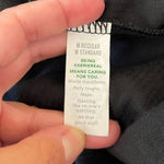 Aerie NWOT black ribbed textured velour flare leg pull on pants leggings Medium Photo 5