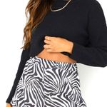 Pretty Little Thing Zebra Print Flowy Shorts  Photo 0