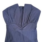 One33 Social Strapless Pleated Jumpsuit in Blue, Size US 4 Blue Photo 4