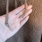 PINK - Victoria's Secret  Woman's Medium Mauve/Brown Sherpa Pullover‎ Hoodie Photo 2