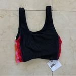 Beach Riot NWT $98 Tessa Top Tropical Waves Sz Small Sports Bra Photo 0