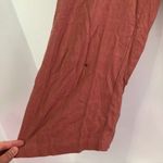 Monteau  Rose Pink V-Neck Surplice Short Sleeve Belted Wide Leg Jumpsuit Small S Photo 9