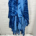 Sakkas Annabella Corset Bodice Handkerchief Hem Tie Dye Dress OS Blue Size undefined Photo 6