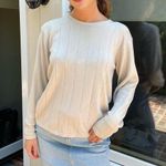 Dress Barn Vintage  beige long sleeve top Photo 1