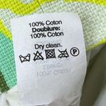 J.Crew Mini Skirt Womens 8 Green Yellow Daffodil Basketweave Textured Pockets Photo 10