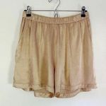 Enza Costa Satin Short in Khaki Size 0 Retail $165 Photo 8