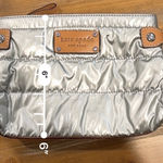 Kate Spade New York Silver Puffer Wristlet Clutch Handbag Travel Women Bags Photo 10