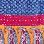 Faded Glory  Blue Orange Pink Sundress Midi Sleeve Dress Large 12 - 14 Photo 7