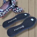 Rothy's The Flat Red Cat Leopard Print Slip On Ballet Flats Size 11.5 Black Photo 8