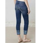 Current/Elliott Current Elliot Jeans 27 The Cut Off Crop Stiletto Darkota With Tribal Cuff Photo 6