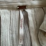 Free People Tunic V Neck Collar Oversized Crochet Dress Coverup Gauze Size Small Photo 2