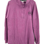 Pink by Victoria's Secret Size Small Quarter Snap Pullover Sweatshirt Purple Photo 0
