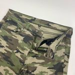 Carmar X LF Camo Camouflage Cropped Raw Frayed Hem Denim Jeans Green Size 28 Photo 7