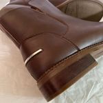 Franco Sarto  (7) BROWN LEATHER ANKLE BOOT WITH SIDE ZIP PREOWNED Photo 14