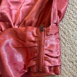 Satin Pink One Shoulder Top Photo 3