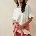 FP Beach Free People Beach Winnie Sweater Tee Size XS White Retails Photo 0