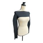 NWOT Dion Lee Sleek Black Crop Top Size S/M Photo 2