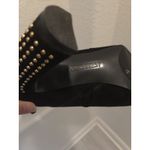 Nine West Ankles Boots Size 9 1/2 4" Studded Heel Side Zip Faux Suede Womens Photo 5