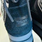 Toms Black Suede Nepal Mixed Textile Boots NEW Size 7.5 Photo 11