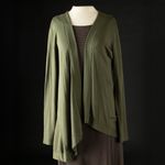 Bobeau Olive Green Open-Front Cardigan M Photo 1