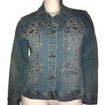 Diane Gilman Vintage  Embellished Denim Jacket Photo 0