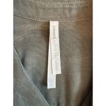 Iris Setlakwe Jumpsuit Womens Size 8 Olive Green Belted Button Front Collared Photo 2