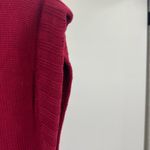 Chico's Chico’s sleeveless long top button open cardigan sweater vest 2 L 12 burgundy Photo 4