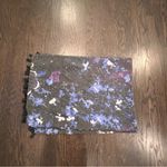 Peter Som Dream Floral Black and Blue Women's Scarf Photo 2