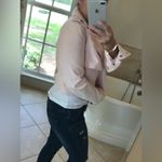 I Heart Ronson  Baby Pink Cropped Sueded Jacket Small S Photo 10