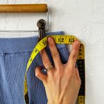 SheIn  Purple Blue Mini Ribbed Knit Pull On Skirt L Photo 2