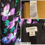 J.Crew  PURPLE TIERED HALTER STYLE FLORAL PRINT MAXI DRESS  (16) Photo 10